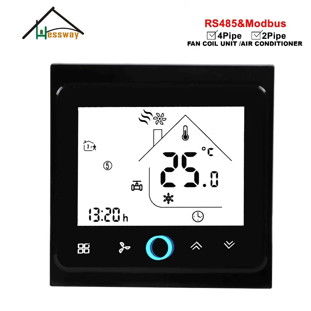 HESSWAY 2p термостат для кондиционирования воздуха RS485/MODBUS RTU связь 0 10 В