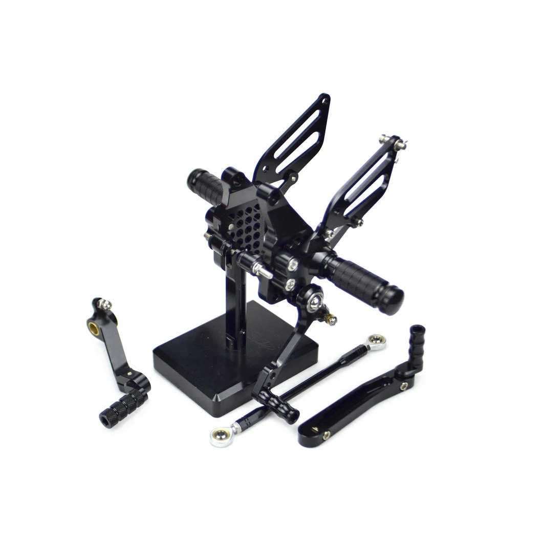 

NICECNC Adjustable Rear Sets Foot Pegs Rest Footrest For Ducati 749 Dark 749R 749S 999 999S 999R 2003 2004 2005 2006 749 999 R S