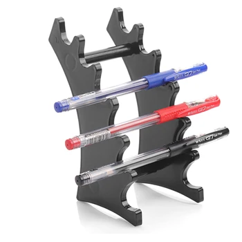 

Wholesale Plastic Transparent 6 Slot Pencil Pen Spoon Jewelry Display Holder Stand Rack