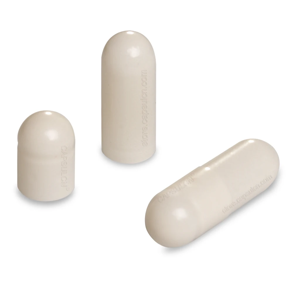 

5000 pcs/Carton Size #3 Empty Gelatin Capsule Separated Capsules White For Capsule Filler Machines