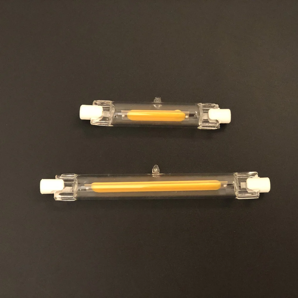 

R7S COB LED Lamp Bulb Glass Tube for Replace Halogen Light Spot Light 78mm 4W 118mm 8W AC 220V 230V Energy Saving