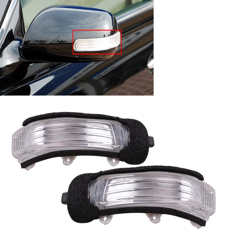 

CAPQX 1Pair Outside Rearview Mirror LED Turn Signal light 81730-22180 For COROLLA AURIS,KUKUS,ZELAS,REIZ GRX12,SCION,PASSO,BLADE