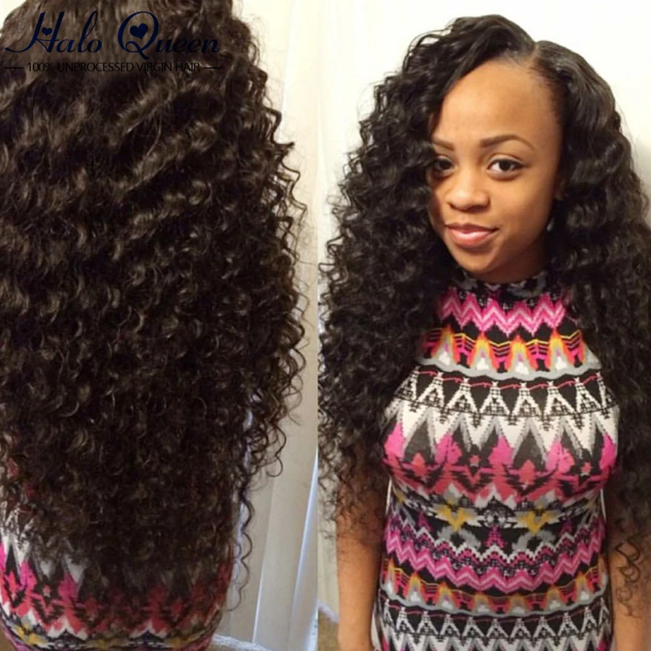 Brazilian Deep Wave Curly Virgin Hair 3 Bundles mink Brazilian Remy