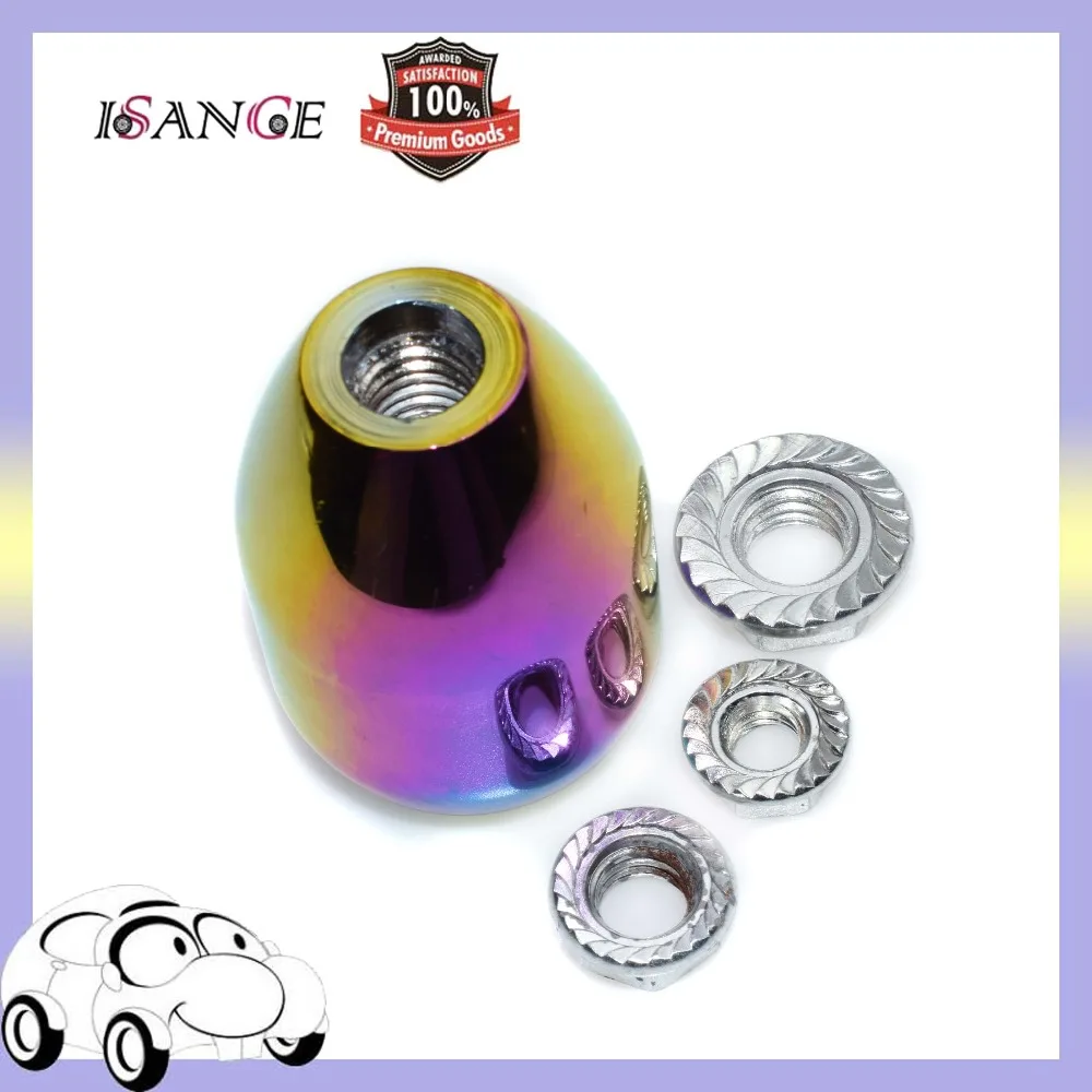 ISANCE 5 Speeds Shift Knob Billet Aluminum For Ford Honda Acura 1980