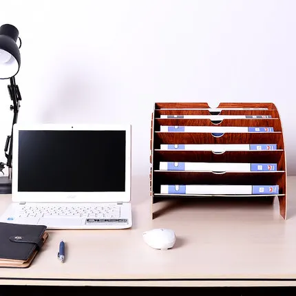 المنزل مكتب مروحة شكل مجلة رف ورقة منظم الملفات رف كتب ل منظم مكتب