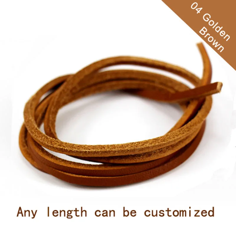 JUP 12 Pairs Senza Fretta Cowhide Leather Shoelaces Men Women Shoestrings Boot Shoe Lace Shoelace Shoes You Can Order Any Length JUP 12 Pairs Senza Fretta Cowhide Leather Shoelaces Men Women Shoestrings Boot Shoe Lace Shoelace Shoes You Can Order Any Length