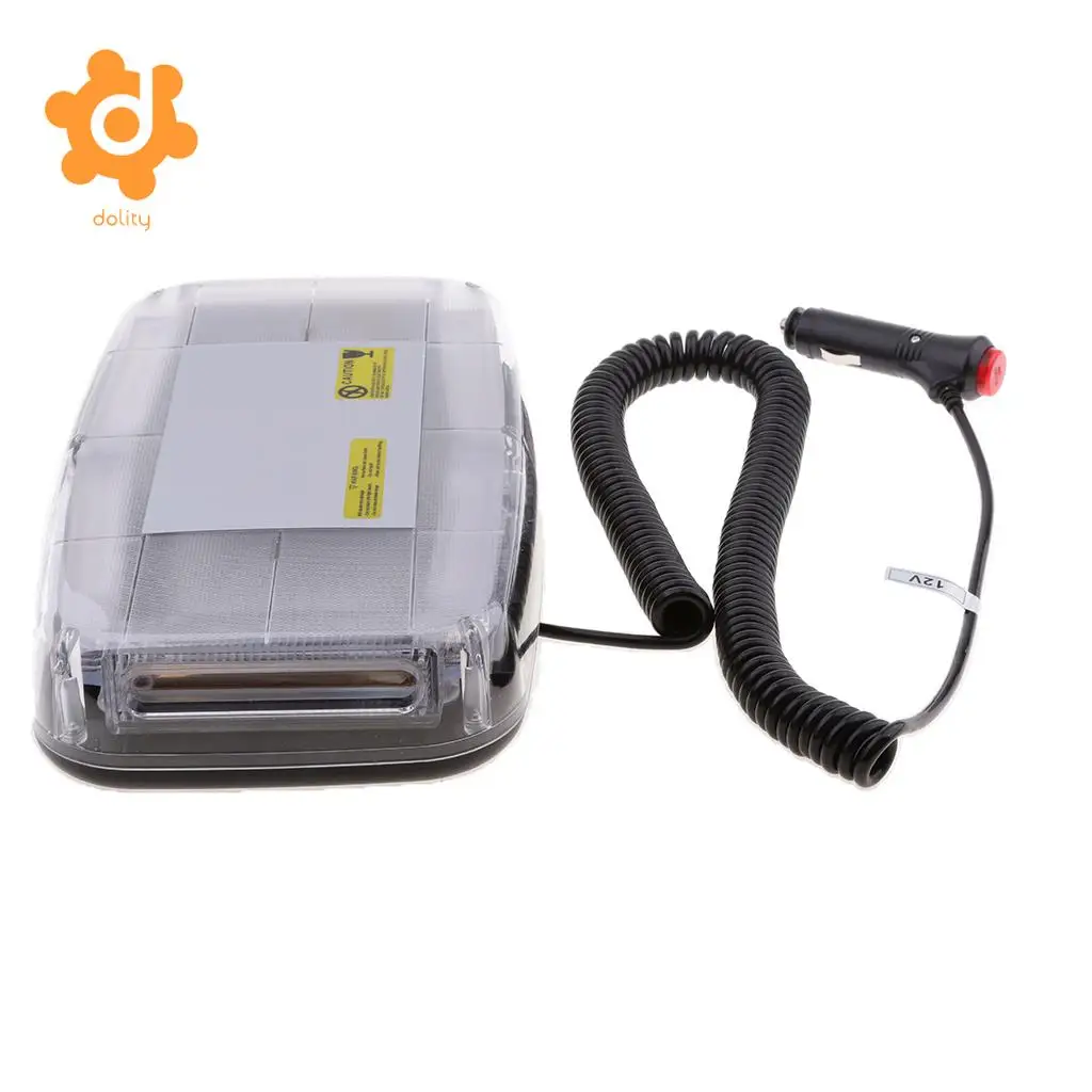 Car Truck Roof Top Emergency Warning Flash LED Strobe Light Magnetic Base