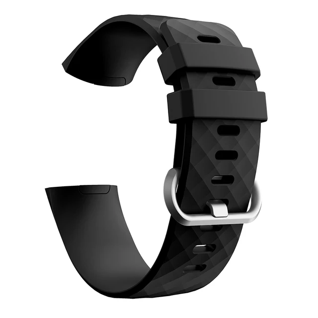 Silicone Sport band for fitbit charge 3 strap replacement Smart watch