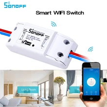 2017 Itead Sonoff Smart Home Wireless Remote Control Wifi Switch Intelligent Timer DIY Switch 220V Control