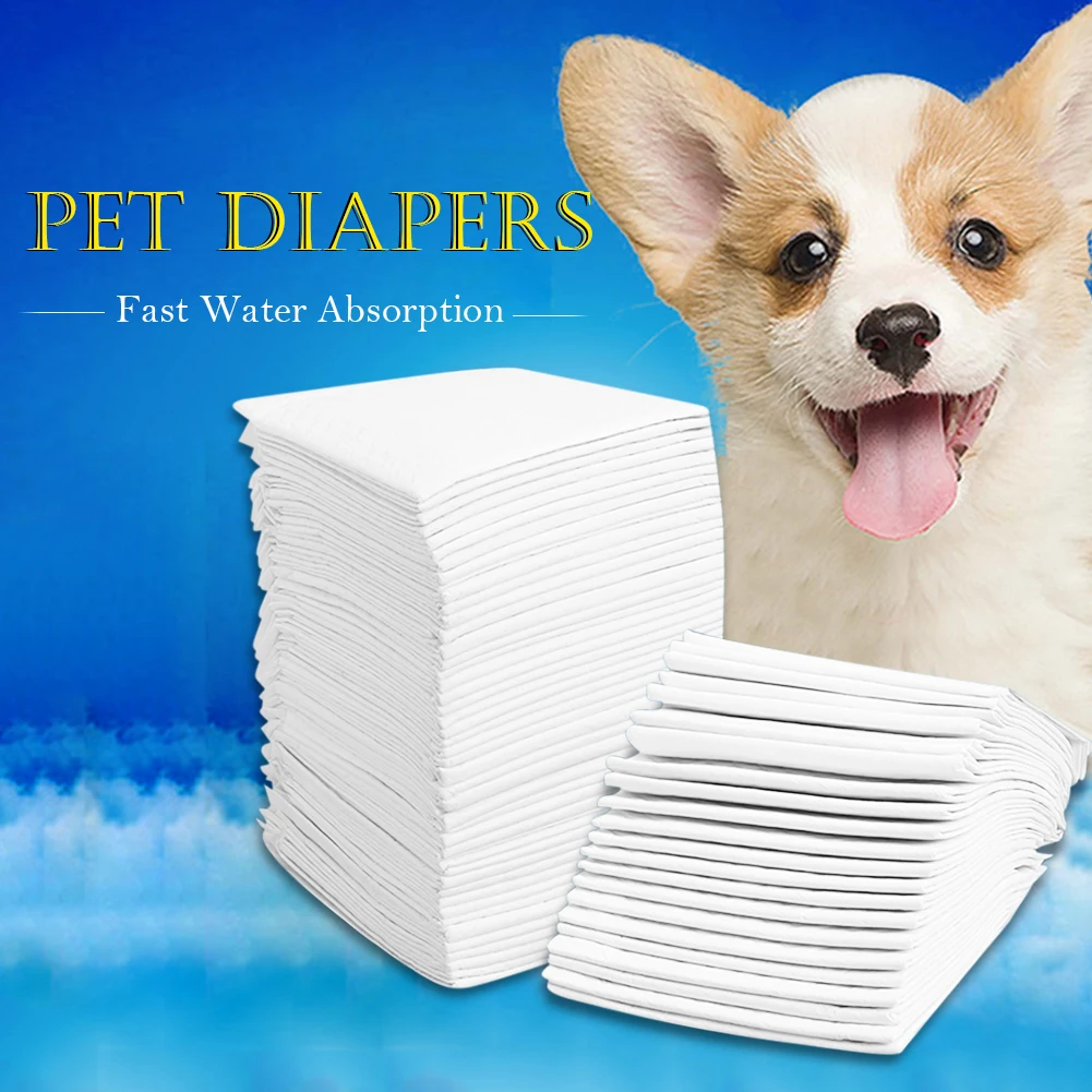 

Multi-size Pet Diapers Super Absorbent Pet Dog Training Urine Pad Diapers for Dogs Cleaning Antibacterial Pet Dog Nappy