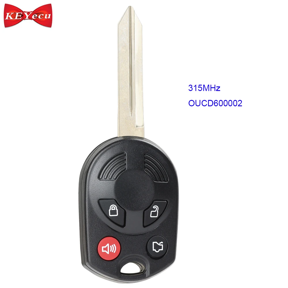 

KEYECU for Ford Escape Edge Focus Freestyle Fusion Replacement Remote Control Car Key Fob 315MHz OUCD6000022