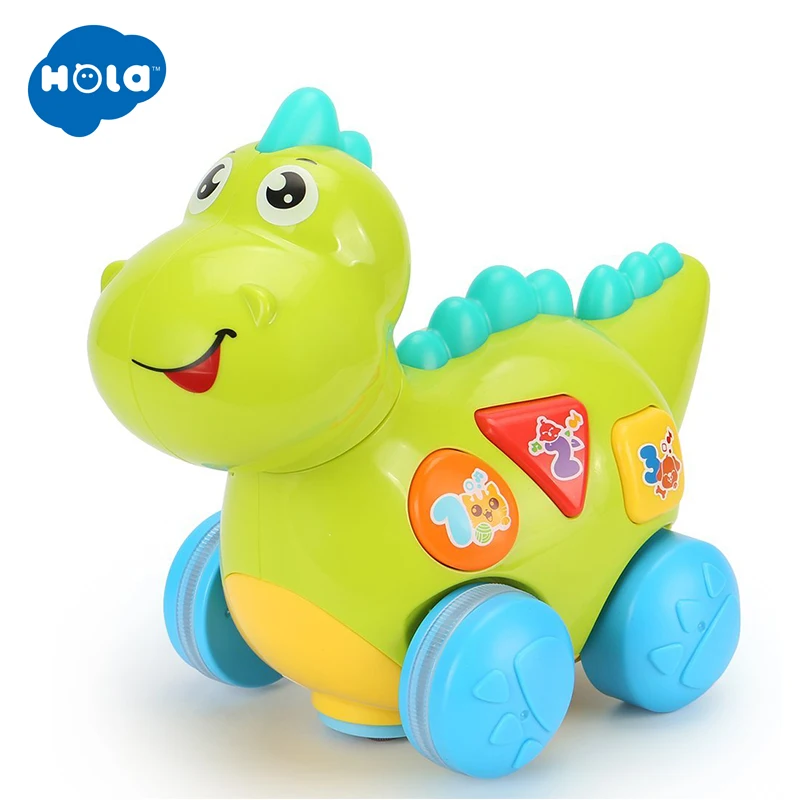

HOLA 6105 Talking Dinosaur Toy with Lights and Sounds for Kids - Fun Action, Learning Toys for Boys and Girls