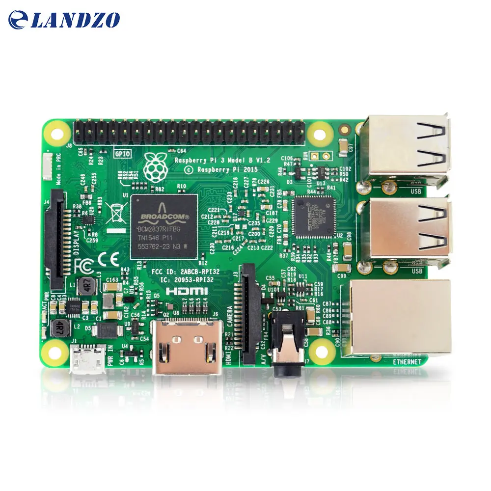 Raspberry Pi 3 Model B Board 1GB LPDDR2 BCM2837 Quad Core Ras PI3 B PI 3B