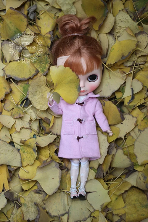 Одежда для кукол ручной работы бык рога кнопка пальто для bjd Azone Momoko Licca Pullip Blyth кукла аксессуары игрушки подарок