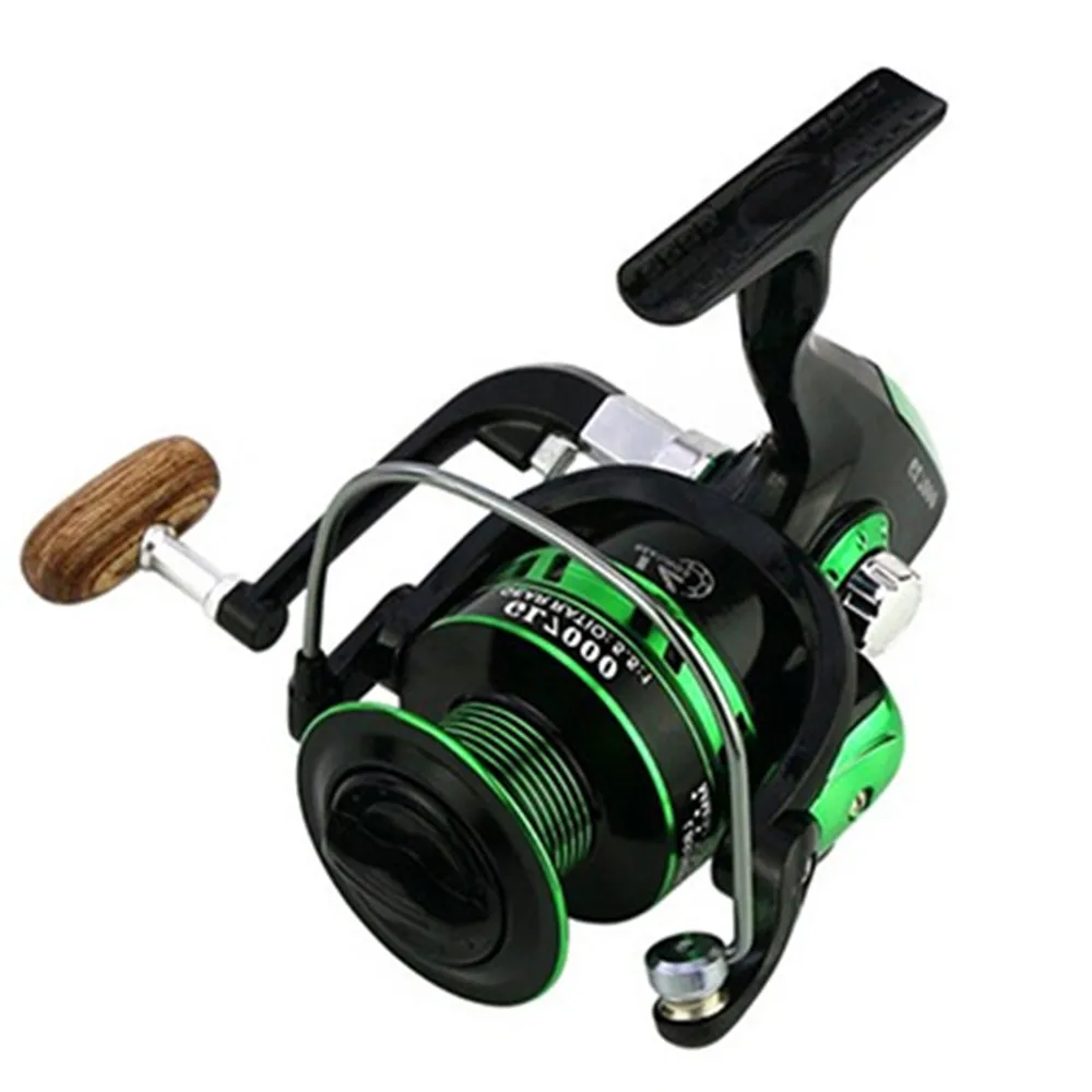 

Fishing reel yumoshi spinning wheel 12BB Ball Bearings Spinning Fishing Reel GL 5.5:1 Green/Black Metal Spool Fishing Tackle