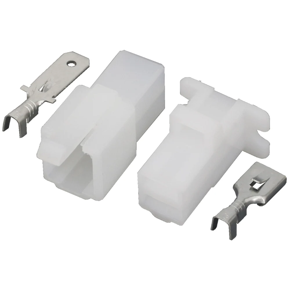 2 Pin куртка автомобильный соединитель Соединитель с клеммой DJ70224 6.3 11/21
