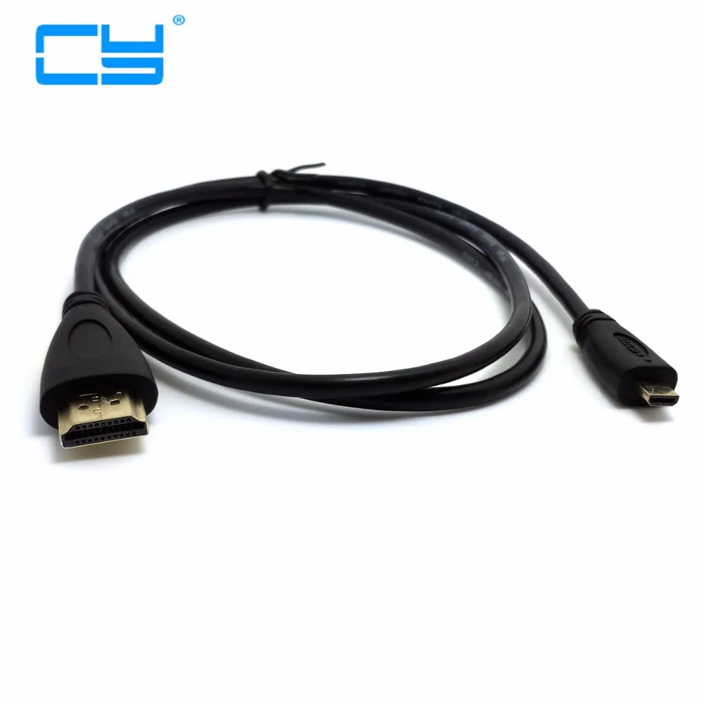 

High speed 10M/3M/5M Male to Male Micro HDMI To HDMI Cable M/M Converter Cord for Gopro Hero 4//3 plus Xiaomi yi Action Camera