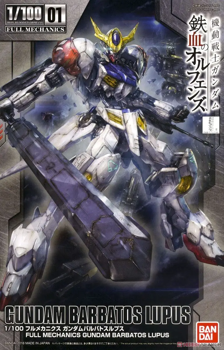 Bandai Gundam ТВ 01 1/100 полный механика Barbatos волчанки собрать модель Наборы фигурки