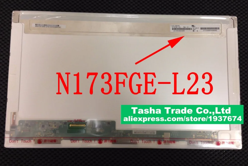Светодиодный ЖК-экран N173FGE L23 Chi Mei Innolux 40pin LVDS с глянцевым покрытием светодиодный |