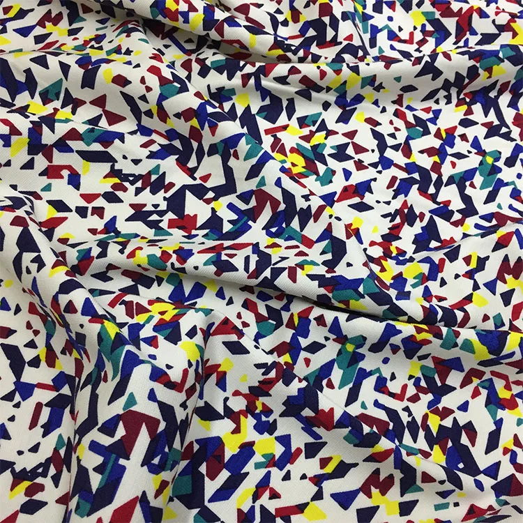 

LEO&LIN High - End Elastic Cotton Knitted High - Elastic Printing Thin Section Of Cotton Color Clothing Skirt Fabrics