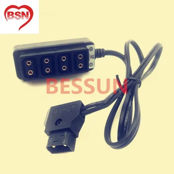 

ARRI, RED camera power plug socket, camera power supply 1/4 Stripslug 5 pin(female)length 1M