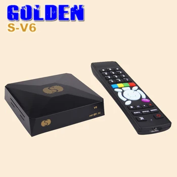 

20PCS S-V6 Mini Digital Satellite Receiver S V6 S-V6 with AV HD output 2xUSB WEB TV USB Wifi Biss Key Youporn DVB-S2 DVB S2
