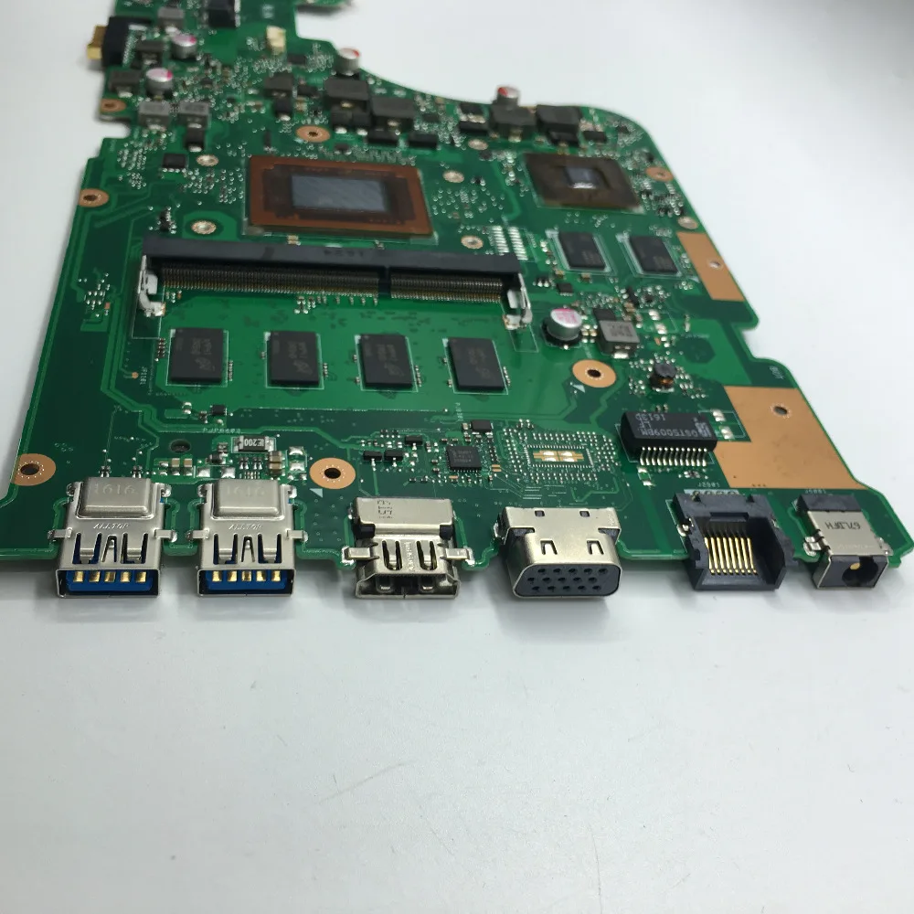 Perfect KEFU X555DG Laptop motherboard for ASUS X555DG A555DG X555QG X555D X555Y X555 Test original mainboard 4G RAM 2