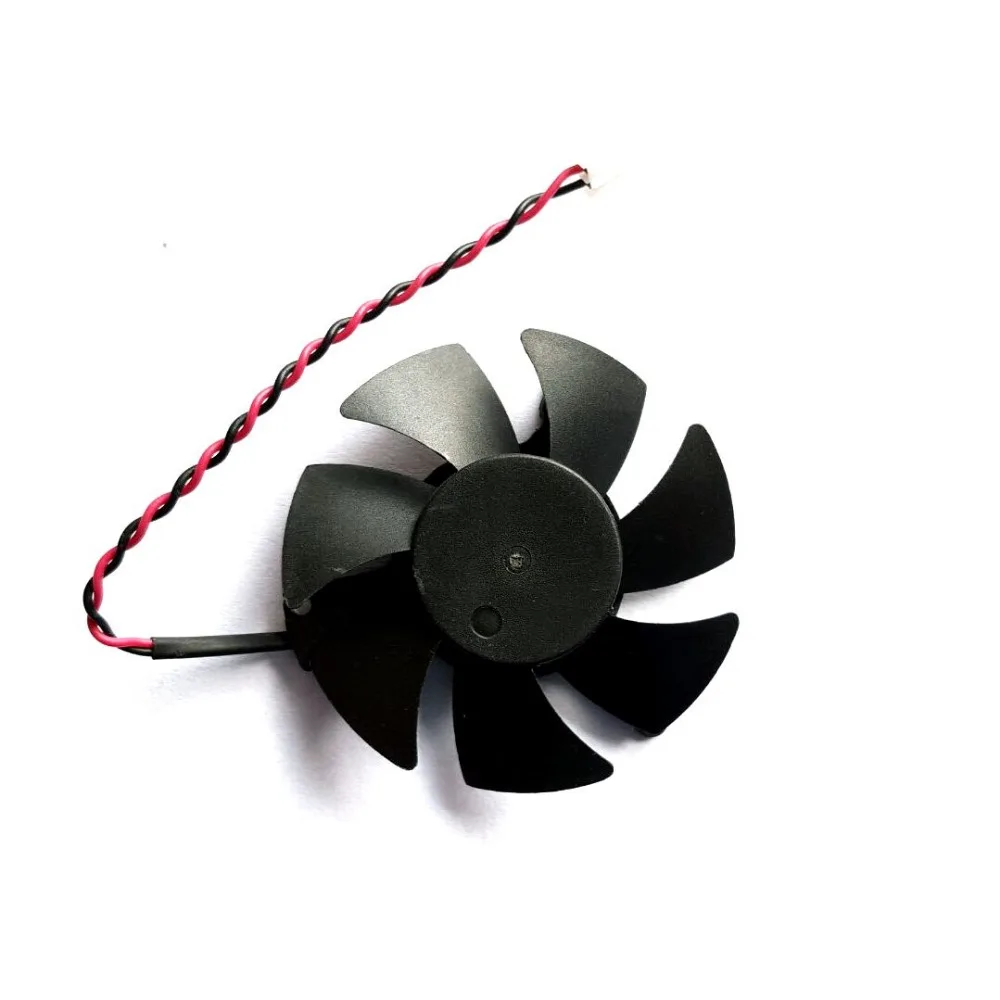 Бесплатная доставка вентилятор для видеокарт POWER LOGIC PLD05010S12L 2PIN 46 мм DC12V 0.1A|card