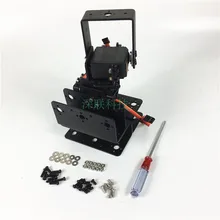 Не более чем на 2 градуса свободы база функции панорамирования, наклона и кронштейн рулевого механизма с MG996 рулевого Шестерни пьедестал механическая рука