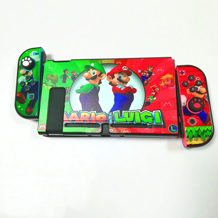 Nintendo Switch с цветным рисунком, жеская защитка закрепляемые Крышка корпуса чехол для Nintend NS консолью коммутатора& Joy-Con для Nintendo Switch