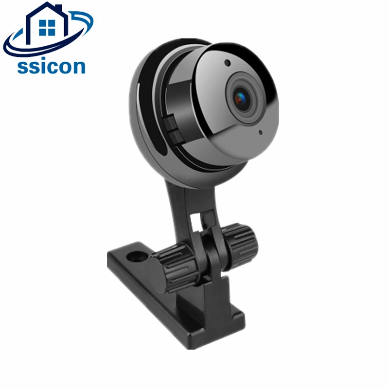 Achat SSICON HD 720 P Mini WIFI Caméra ONVIF P2P Deux way Audio de Détection De Mouvement Email Alerte 1MP Sans Fil Bouton caméra Baby Monitor
