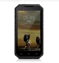 3800mAh IP68 Watreproof S6 Smart Phone Quad Core 1G+8GB 5.0 Inch Gorilla Glass NFC GPS Walkie Talkie PTT Mobile phone 8MP