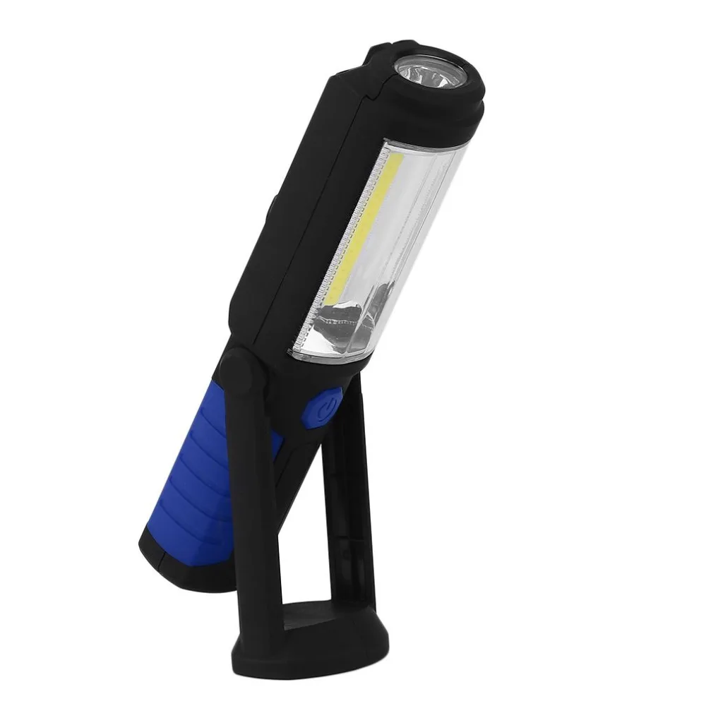 

Professional Work LED Flashlight Torch Inspection Light Lamp for Auto Repair with 2 Strong Magnets, Camping Emergency Hook Light
