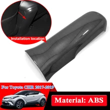 Автомобиль Стайлинг задние блестящие выпускные накладки крышка ABS для Toyota CHR- Автомобильный Интерьер задняя вентиляционная крышка авто украшения наклейки