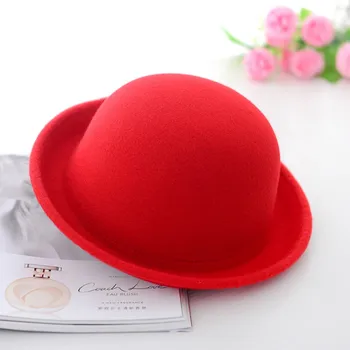 

Good! Women Bowler Top Beach Hats Nice Roll Brim Derby Fedora Dome Outdoor Fishing Climbing Hiking Cap Rn