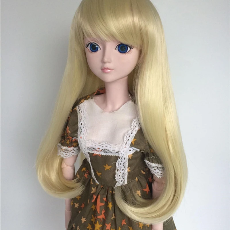 Cateleya BJD парик кукла волосы слегка скрученные груша цветок рулон с длинными