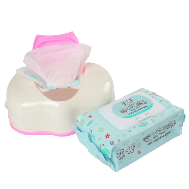 

Wet Tissue Box Plastic Automatic Case Real Tissue Case Baby Wipes Press Pop-up Design Home Tissue Holder Accessories