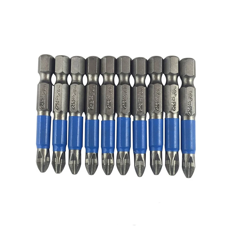 DEKO PT06 10 шт 1/4 &quotшестигранный магнитный набор сверл с противоскользящей длинной