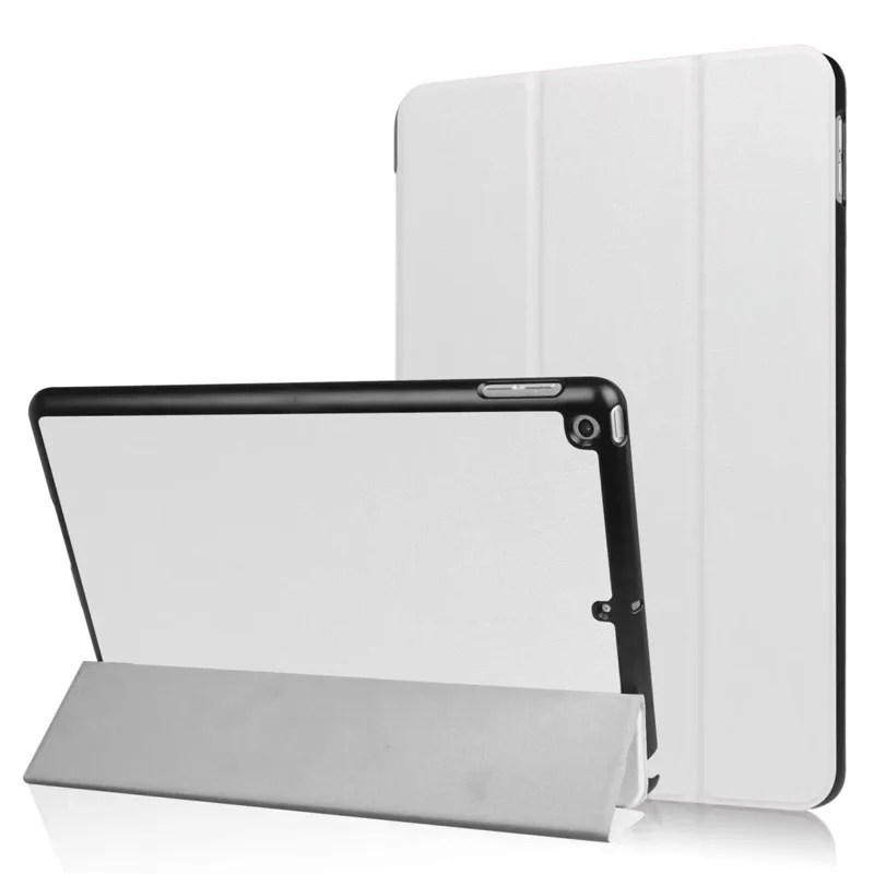 CucKooDo 50 шт./лот ультра тонкий легкий умный чехол с функцией автоматического пробуждения/сна для Apple iPad 9," релиз планшета - Цвет: White
