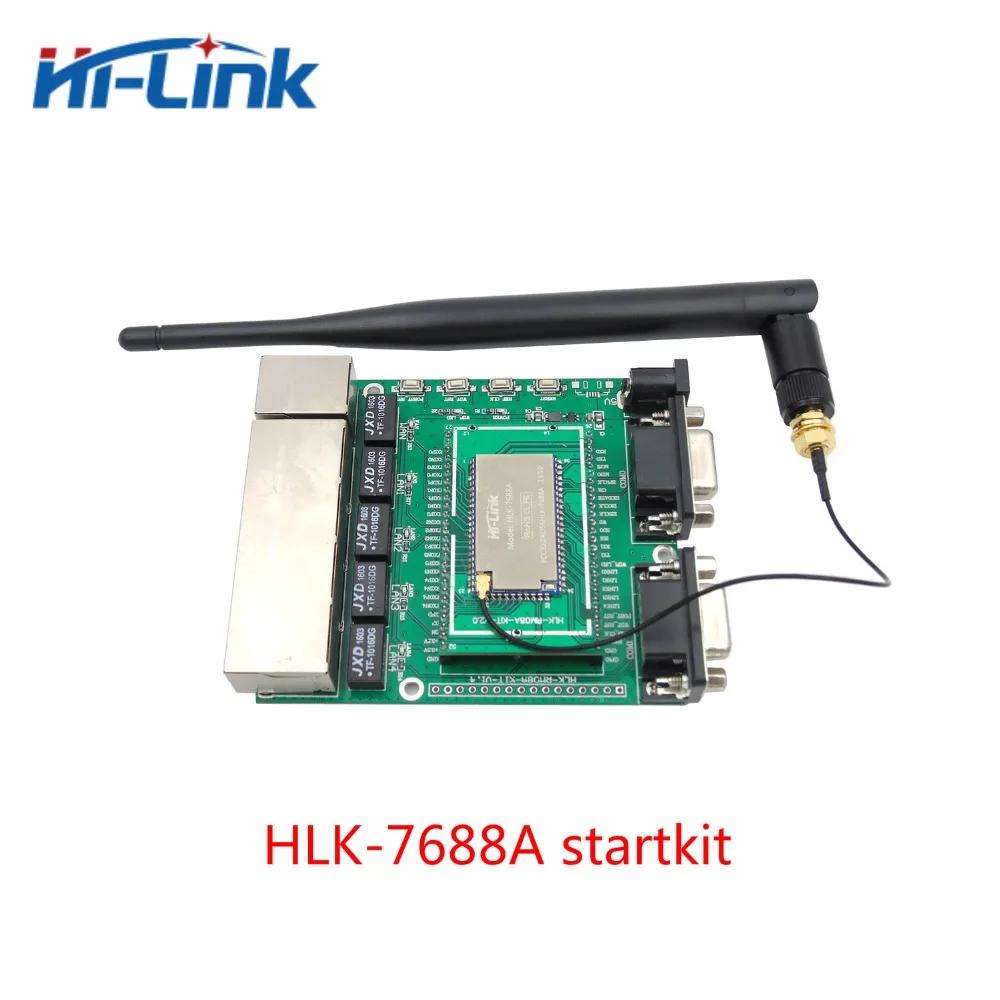 Бесплатная доставка 2 шт HLK 7688A модуль MT7688AN чипсет поддерживает Linux OpenWrt смарт
