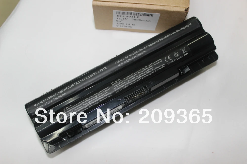 Аккумулятор 9 ячеек для Dell XPS 14 L401X 15 L501X L502X 17 L701X L702X 31 JWPHF R795X WHXY3 312 1123|Аккумуляторы