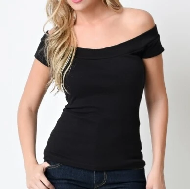 trendy black tops