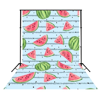 

Watermelon Backdrop Photography Background Baby Shower PhotoCall Birthday Party Banner Decorations Photo Booth Props XT-6623