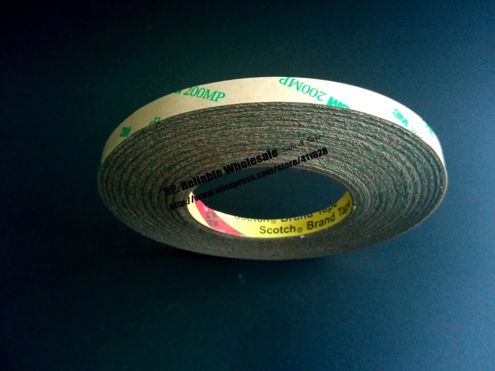 1x Original New 14mm*55M High Temperature Resist, Waterproof, Strong Adhesion, 3M 200MP Clear