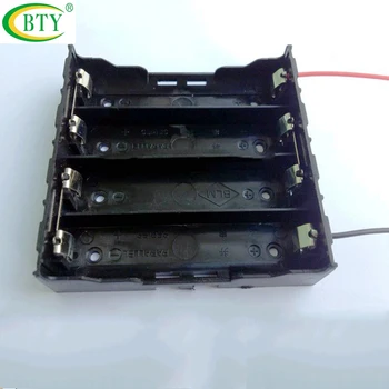 

10pcs Plastic DIY 18650 Battery Box Container For 4X18650 Battery Organizer Storage Boxes Holder Wire Leads