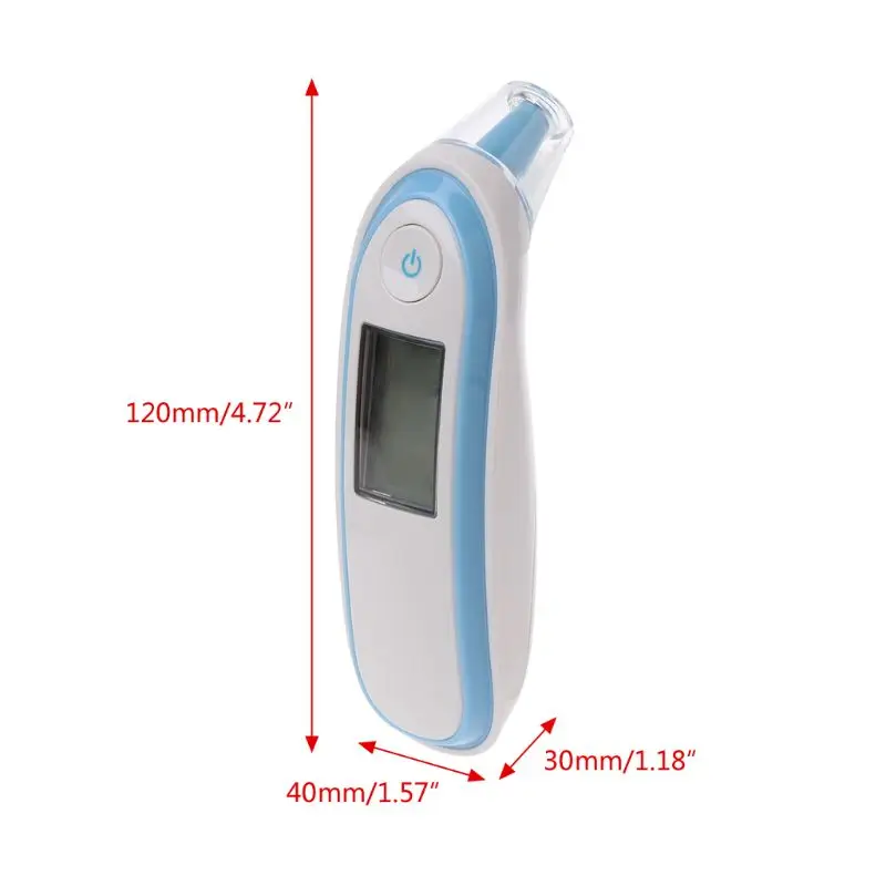 1 шт. ушной и лоб термометр цифровой по Фаренгейту и Цельсию медицинский инфракрасный термометр для детей и взрослых