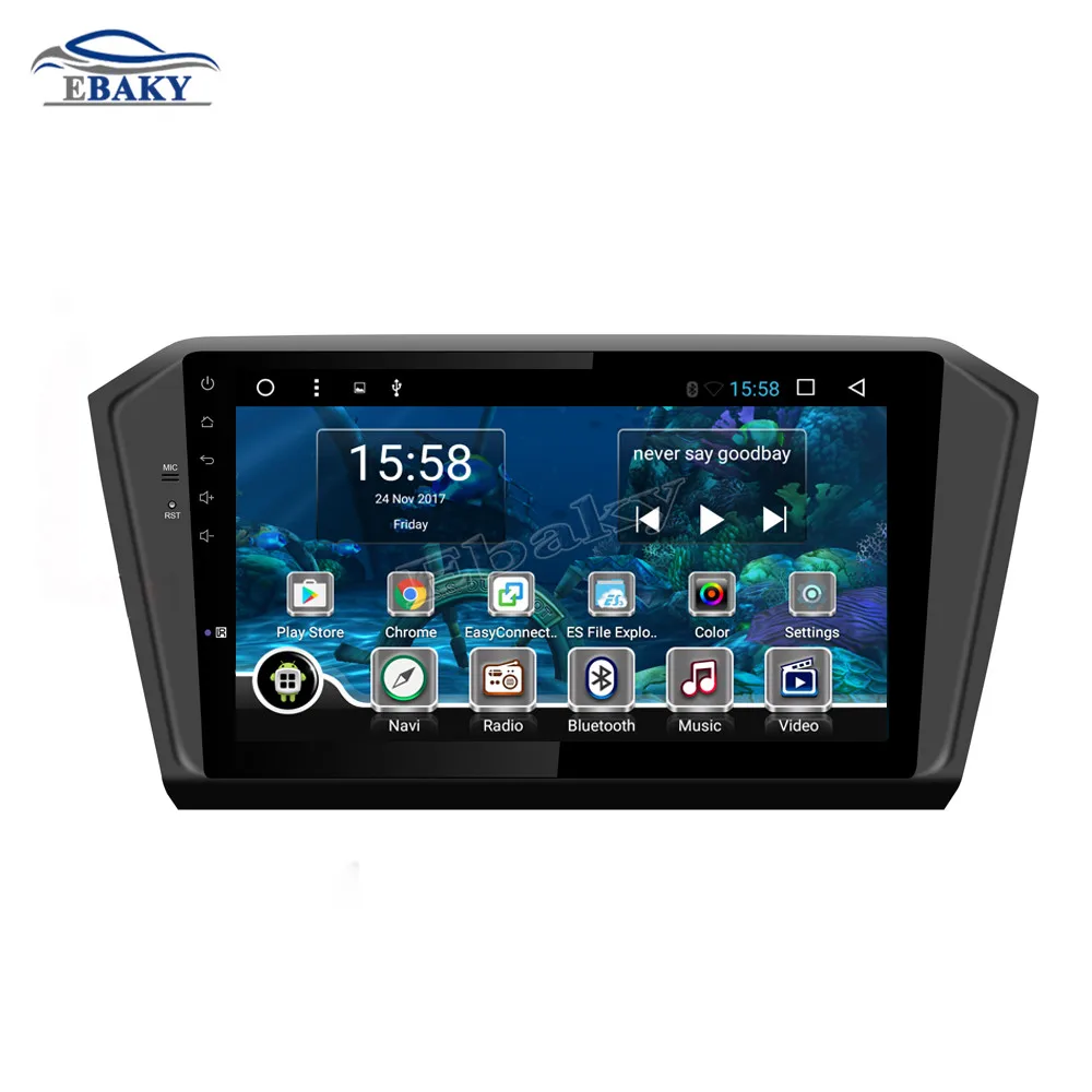 Clearance NaviTopia 10.1inch 1GB/2GB RAM Quad Core/Octa Core Android 7.1/8.1 Car DVD Radio for VW Magotan 2017 with GPS/wifi/maps 2
