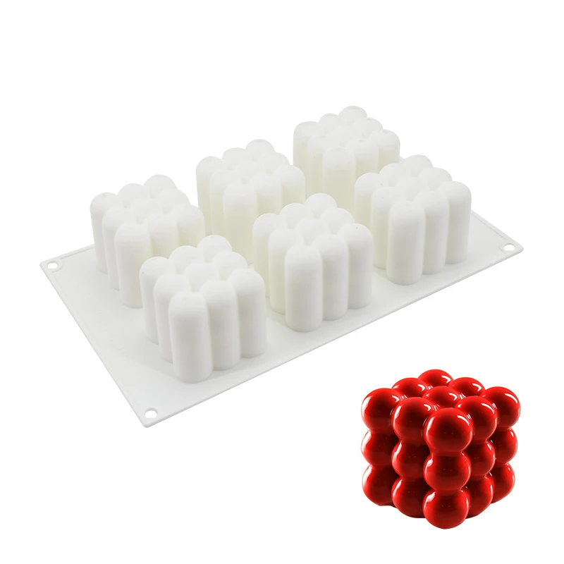 

Silicone Geometric Desserts Cake Mold For Mousse Chocolate Mousse Chiffon Cakes Decorating Baking Tools