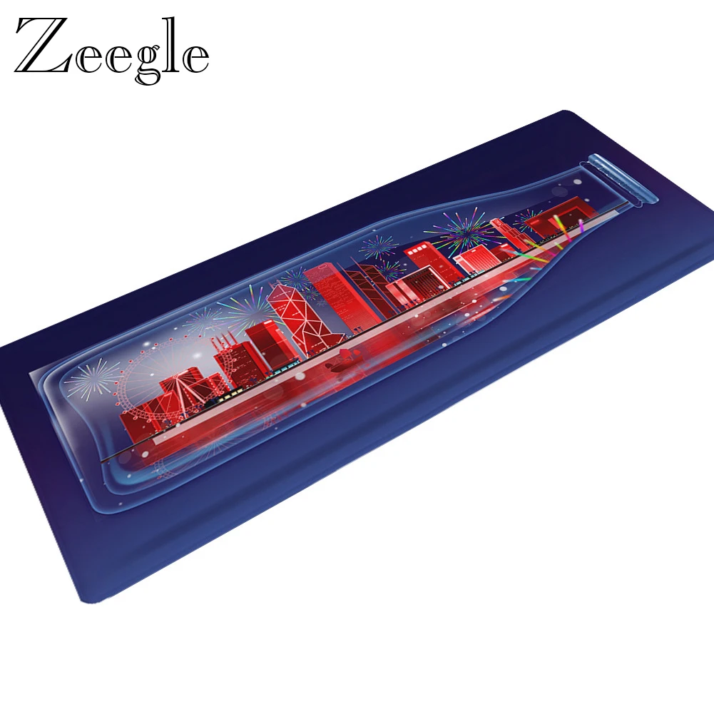 Zeegle фланелевый домашний декор нескользящий коврик для пола Рождественский коврик для гостиной мягкие коврики для прихожей Коврик для прихожей коврики