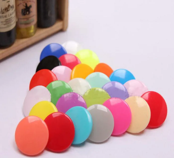 

Arts Crafts 4in one Snap Buttons T8 14mm Fasteners Press Stud plastic resin for handmade Gift Box Scrapbook Craft DIY Sewing